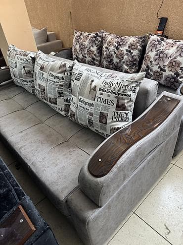 сонома светлая: Прямой диван, Новый — 7