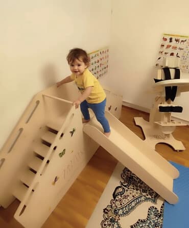Лестницы для детей реабилитационные с горкой и без. на заказ