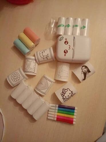 Мини-принтер для телефона • Печать без чернил (термобумага в