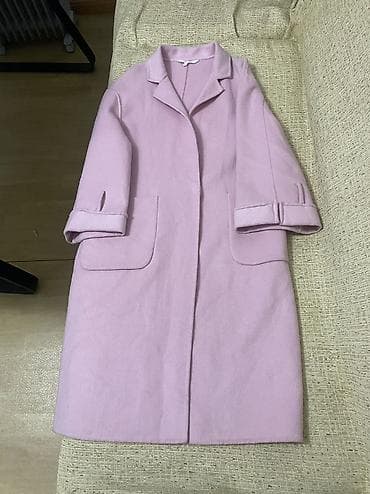 верхняя одежда женская: Женское шерстяное пальто Pink Lago - Размер: M (160/84A) - Состав — 3