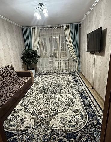 3 бөлмө, 55 м², Хрущевка, 4 кабат, Косметикалык ремонт lalafo.kg да 3 бөлмө, 55 м², Хрущевка, 4 кабат, Косметикалык ремонт