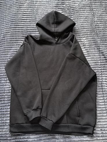 худи с мехом внутри: Худи, Оверсайз, Удлиненная модель, С надписью, Новый, 2XL — 2