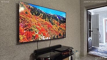 lg телевизор 75 дюймов: Телевизор с тонкими рамками, настенное крепление. Основные — 2