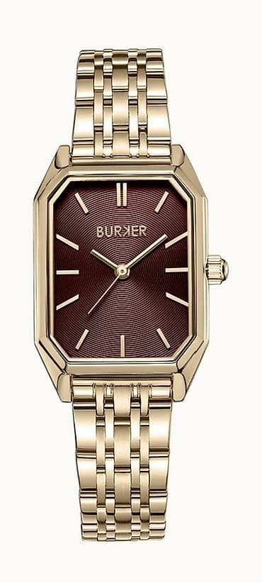 BURKER — элегантные наручные часы с восьмигранным корпусом и браслетом