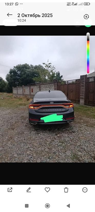 golf 2 8: Hyundai Grandeur: 2018 г., 2.4 л, Автомат, Бензин, Седан — 3