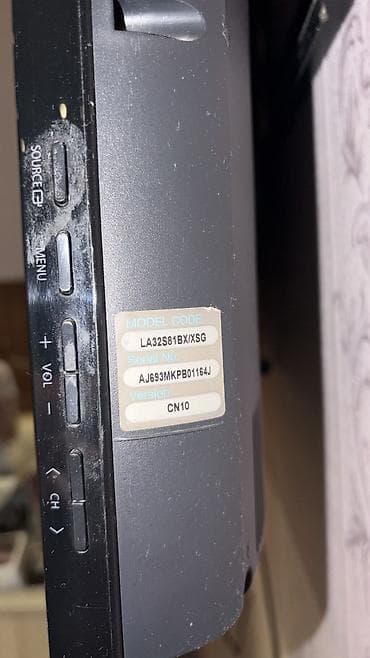 ТВ и видео: * Samsung LA32S81BX/XSG
* Диагональ: 32” (81 см)
* Версия: CN10 — 2