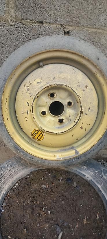 запаска 13: Дөңгөлөктөр монтажда 175 / 60 / R 14, All-season, Колдонулган, Камдык, Жеңил унаалар, Темир, тешиктери - 4 — 1