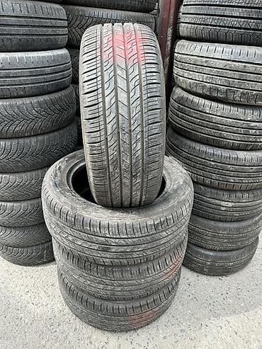 шины лета: Шины 235 / 55 / R 17, Лето, Б/у, Легковые, Корея, Kumho — 1