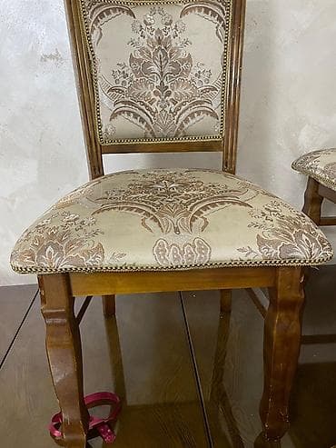 foldable table: Стол и стул для зала, Б/у, Самовывоз, цвет - Коричневый — 1