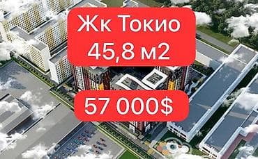 1 бөлмө, 45 м², Элитка, 4 кабат