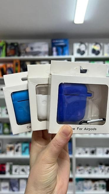 Кейс для наушников, Apple, Новый, цвет - Синий
