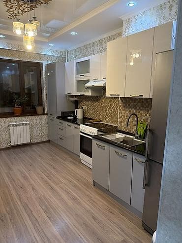 салиева 5: 1 комната, 5 мкр, Душевая кабина, Постельное белье, Кондиционер — 3