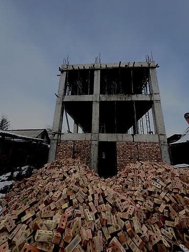 кирпич кызыл: Пустотелый, дырчатый, Жженый кирпич, Полублок, 250×120×90 — 4