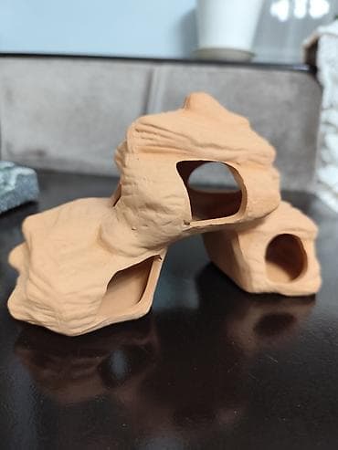 декорации для аквариума: Продается декорация, дерево среди камней, длинна 43 см, ширина 19 см — 2