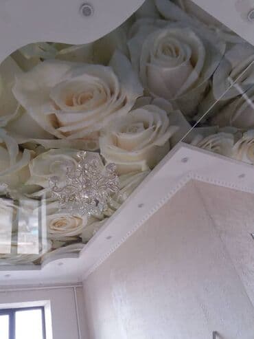 готовый домик: Натяжной потолок Матовое, Глянцевое, 3D потолки Гарантия, Бесплатная консультация, Бесплатный замер — 5