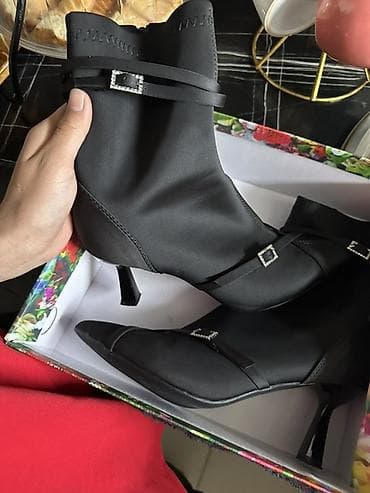 Элегантные женские ботильоны - Цвет: черный - Материал верха: гладкий