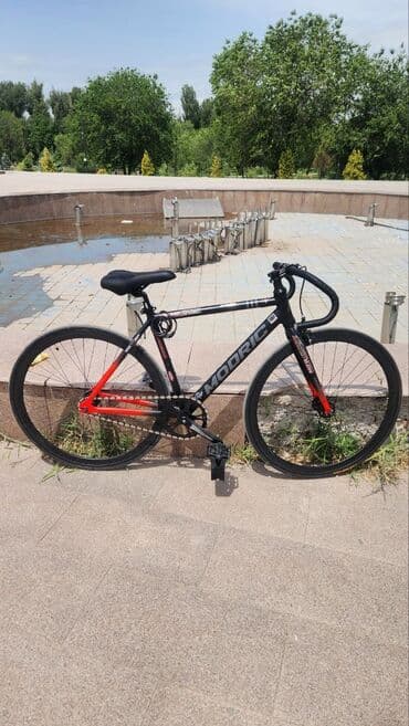 купить фикс в бишкеке: Шоссейный велосипед, Рама M (156 - 178 см), Б/у — 2
