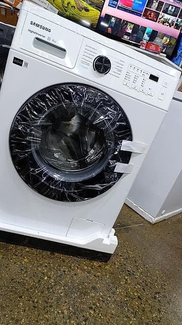 Кир жуучу автомат машина, Жаңы, Samsung, 6 кг чейин, Фронталдык, Дүңүнөн — 6