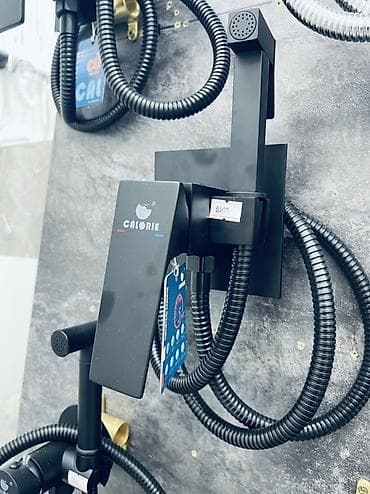 гибкое зеркало на стену: Гигиенический душ с краном/смесителем CALORIE (настенный комплект) - — 7