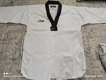 Продам добок для занятий Таэквондо WTF Размер 5/180 Cotton 100% С lalafo.kg да Продам добок для занятий Таэквондо WTF Размер 5/180 Cotton 100% С