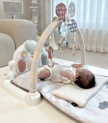 игрушка автомат музыкальный: Детский тренажёр 2-в-1: «Пианино для ног» + ходунок Устройство — 3