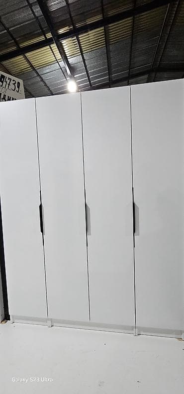 Шифоньер, Новый, Прямой, цвет - Белый, ЛДСП