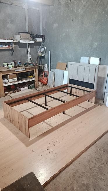 кровать на двоих: Односпальная кровать, Новый, С мягким изголовьем, длина - 2000 см — 3