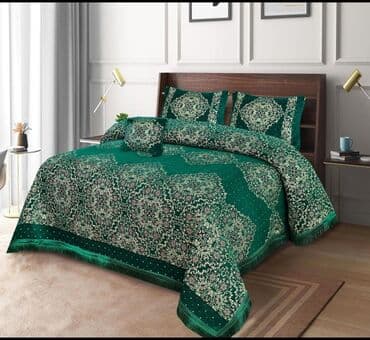 Покрывало +3 наволочки. Вельвет. Производство Пакистан. Размер at lalafo.kg Покрывало +3 наволочки. Вельвет. Производство Пакистан. Размер