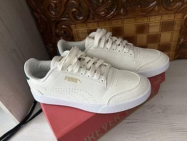 кеды футбольные: Мужские кроссовки, 41.5, Puma, Новый, цвет - Белый, Самовывоз, Платная доставка — 1