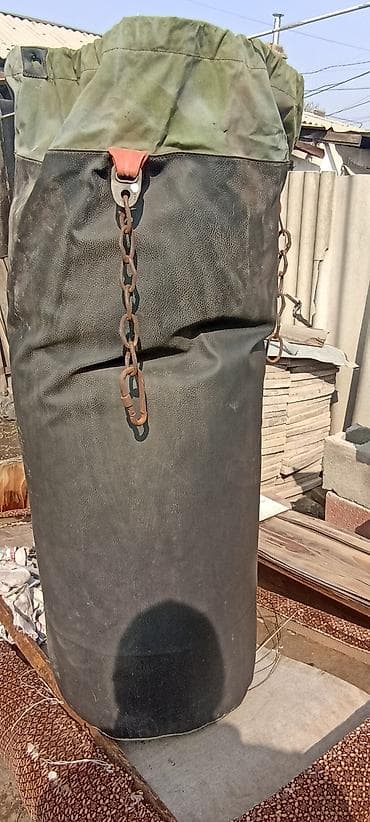Боксёрский мешок подвесной кожа с lx470 сам собирал - Материал