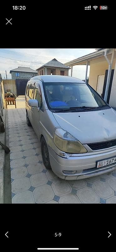 smart money: Nissan Serena: 2001 г., 2 л, Автомат, Газ, Минивэн — 5