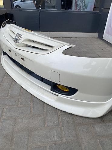 клыки на бампер: Бампер Honda, Б/у, Оригинал — 1