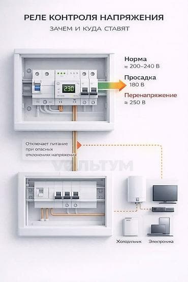 Услуги по строительству и ремонту: Услуга: проектирование и сборка домашнего электрощита (однофазная сеть — 5