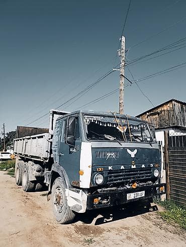 транс: Самосвал КАМАЗ 6x4 - Кузов-самосвал с высокими бортами, задняя — 2