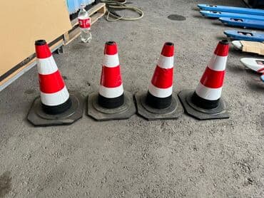 строительные оборудования: Дорожный конус резиновый не ломается 50см 550 сом 60см 650 сом — 2