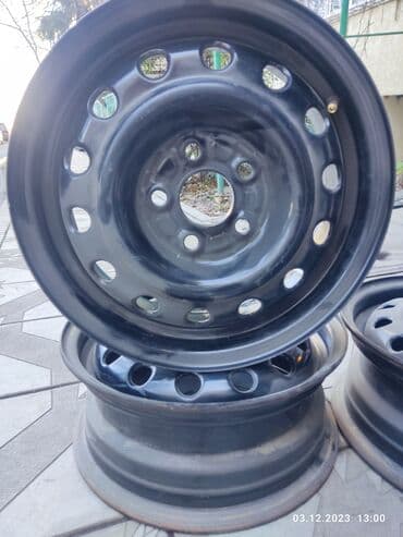 диски опель зафира: Железные Диски R 14 Комплект, отверстий - 5, Б/у — 2