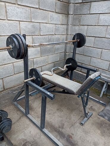 блияртный стол: Силовой тренажер, Для груди, Б/у, Самовывоз — 7