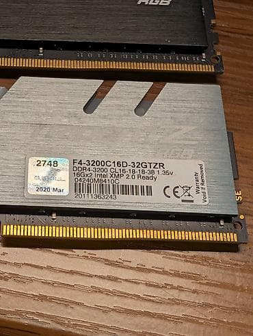 sd disk: Оперативная память (RAM) для ПК, Б/у, G.SKILL, 32 ГБ, DDR4, 3200 МГц — 2