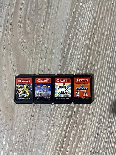 nintendo switch 1 ревизия: Картриджи для Nintendo Switch — набор из 4 игр — 1
