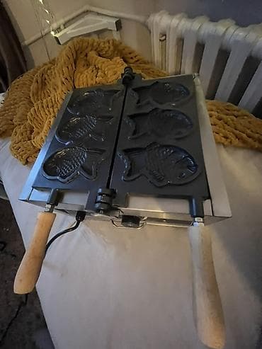 Кафелер, ресторандар үчүн: Профессиональные аппараты для японских сладостей Аппарат для тайяки — 2