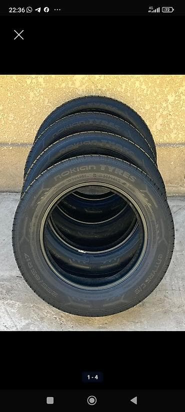 Шины 225 / 65 / R 17, Лето, Комплект, Легковые, Nokian
