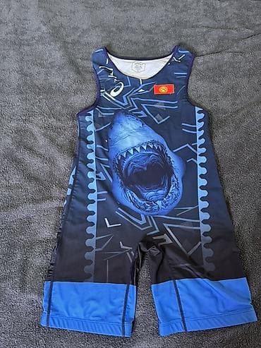 nike pro: Борцовский трико Asics (размер XL) - Тип: единый слитный борцовский — 1