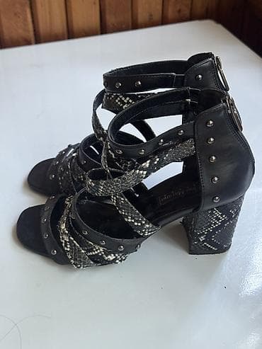 Босоножки, 38, Maison Martin Margiela, Б/у, цвет - Черный — 3