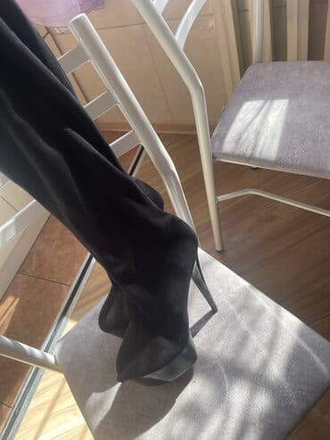 сапоги из натурального меха и кожи: Шикарные сапоги Деми на каблуках, было куплено в США очень дорого в — 6