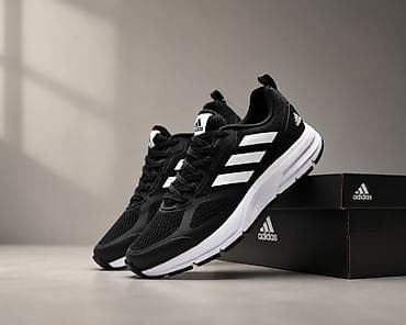 Мужские кроссовки, 42, Adidas, Новый, цвет - Черный, Бесплатная доставка, Платная доставка