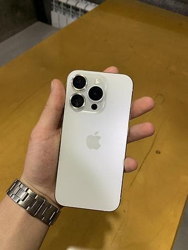 macbook m3: IPhone 15 Pro, Б/у, 512 ГБ, Серебристый, 84 % — 2