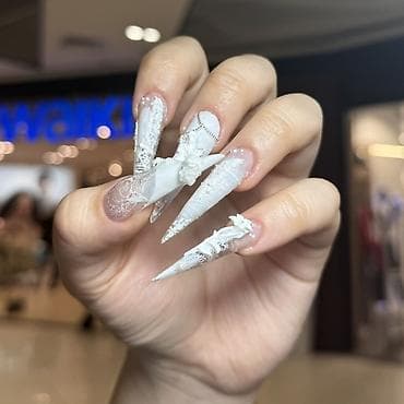 вышивка продаю: Наращивание и покрытие ногтей - Наращивание + укрепление 1600 сом ( — 2