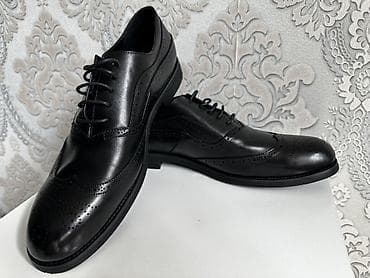 Мужские туфли, 45, Новый, цвет - Черный, Самовывоз at lalafo.kg Мужские туфли, 45, Новый, цвет - Черный, Самовывоз