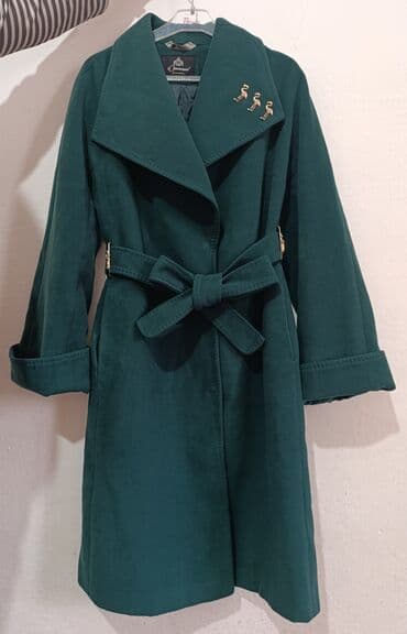 Пальто, Классика, Зима, Длинная модель, 4XL