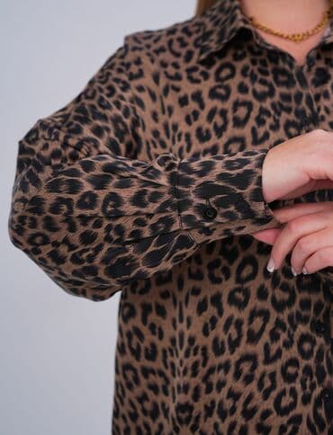 купить спортивный костюм женский недорого от производителя: Женский комплект с леопардовым принтом plus size 52-60 Состав — 6